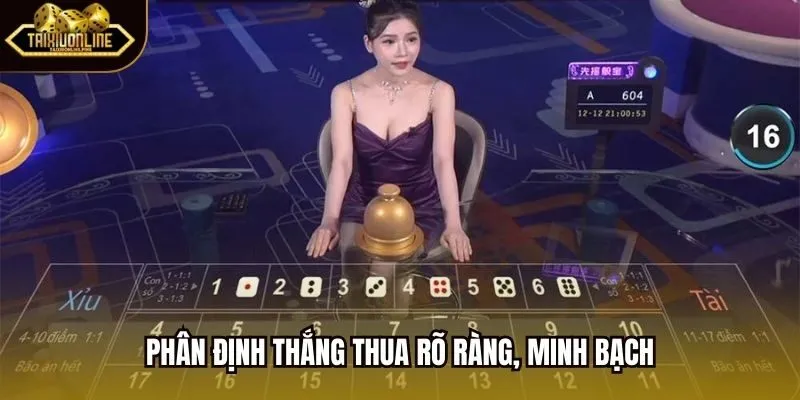 Phân định thắng thua rõ ràng, minh bạch