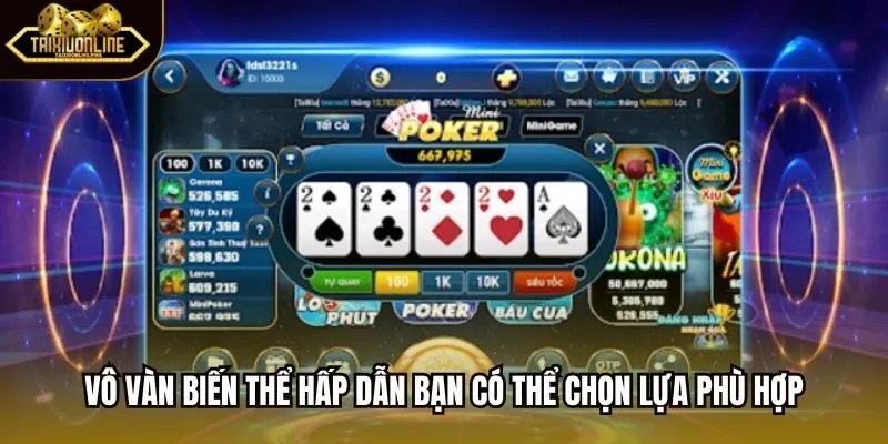 Vô vàn biến thể hấp dẫn bạn có thể chọn lựa phù hợp